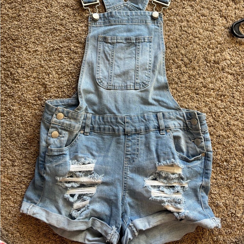 Denim overalls - size 5